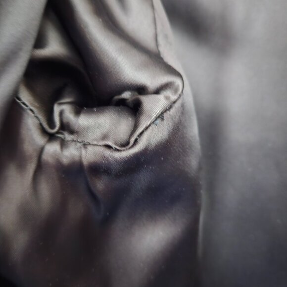 DONATED: Denise Originals Black Women's Coat -100% Pure Chinese Cashmere - Picture 14 of 16